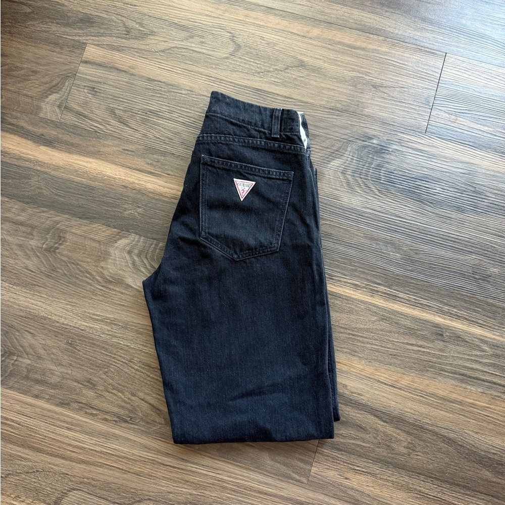 Guess Black/Cream Tow Toned High Waist Jeans